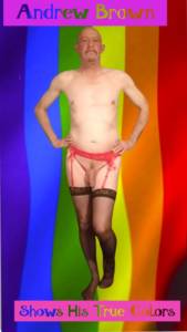 Showing Andrew Brown as the fag he is