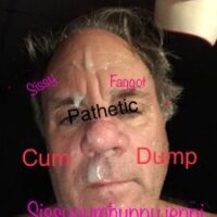 Sissy cum dump faggot