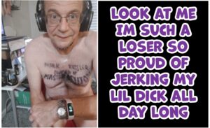 mark kessler I AM SUCH A LOSER SO PROUD OF JERKING MY LITTLE DICK ALL DAY LONG 