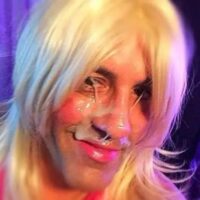 Sissy takes all the cum in Vegas