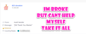 mark kessler I'M BROKE BUT CAN'T HELP MYSELF...TAKE IT ALL MASTER