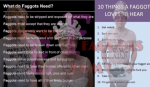 mark kessler WHAT A FAGGOT NEEDS