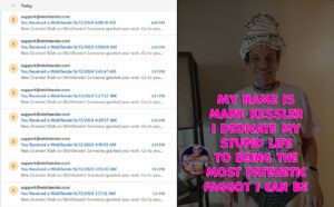 mark kessler DEDICATED PATHETIC FAGGOT