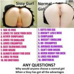 Group logo of ONLY girly sissy fag sluts