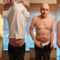 Ryan Anderson stripped and begging for public exposure 