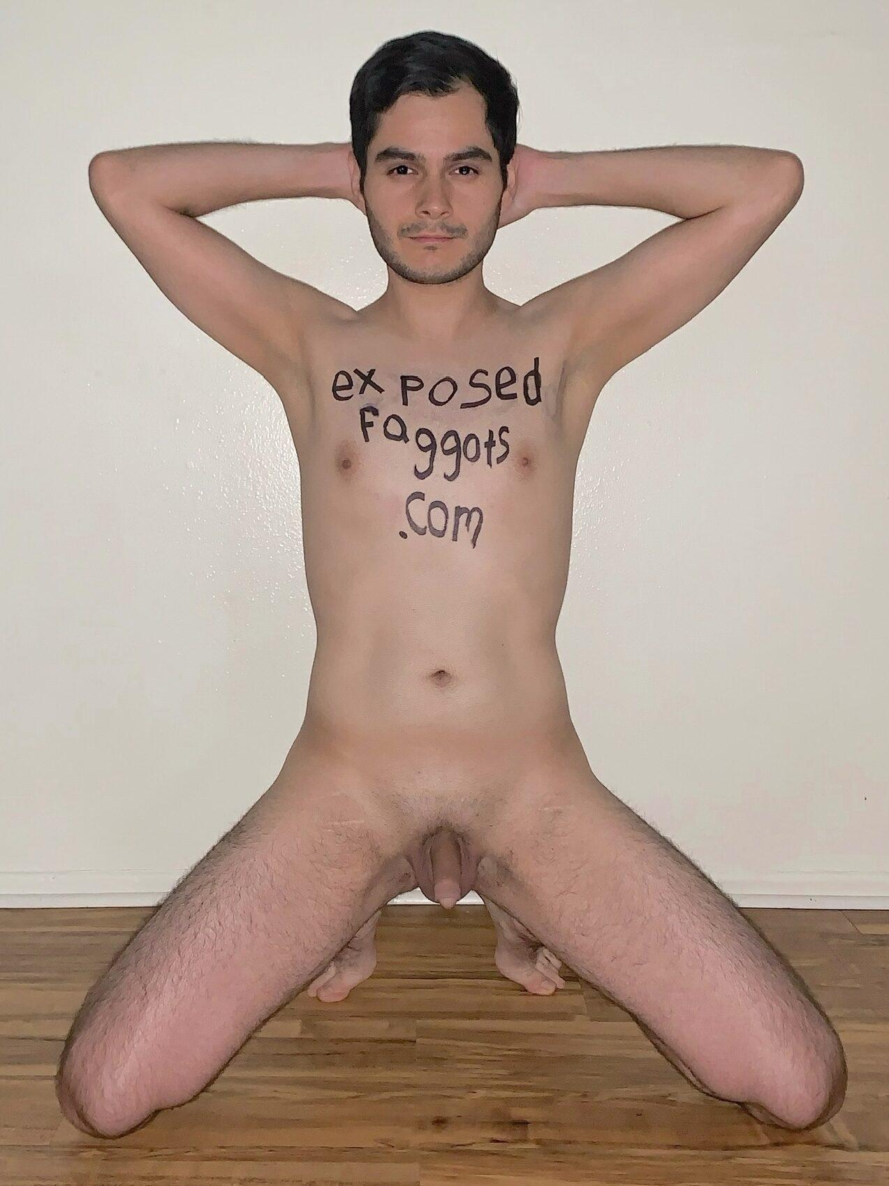 exposedfaggots.com body writing fag