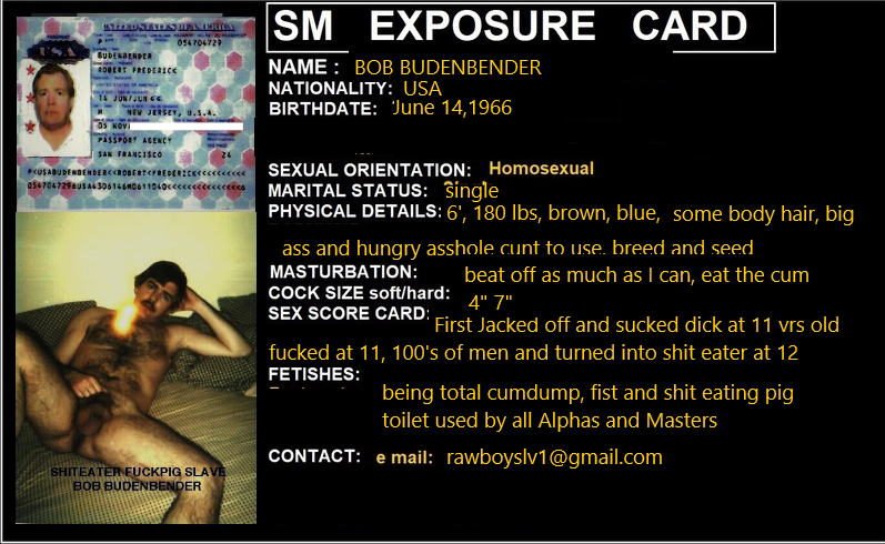 Bob Budenbender S&M ID Card