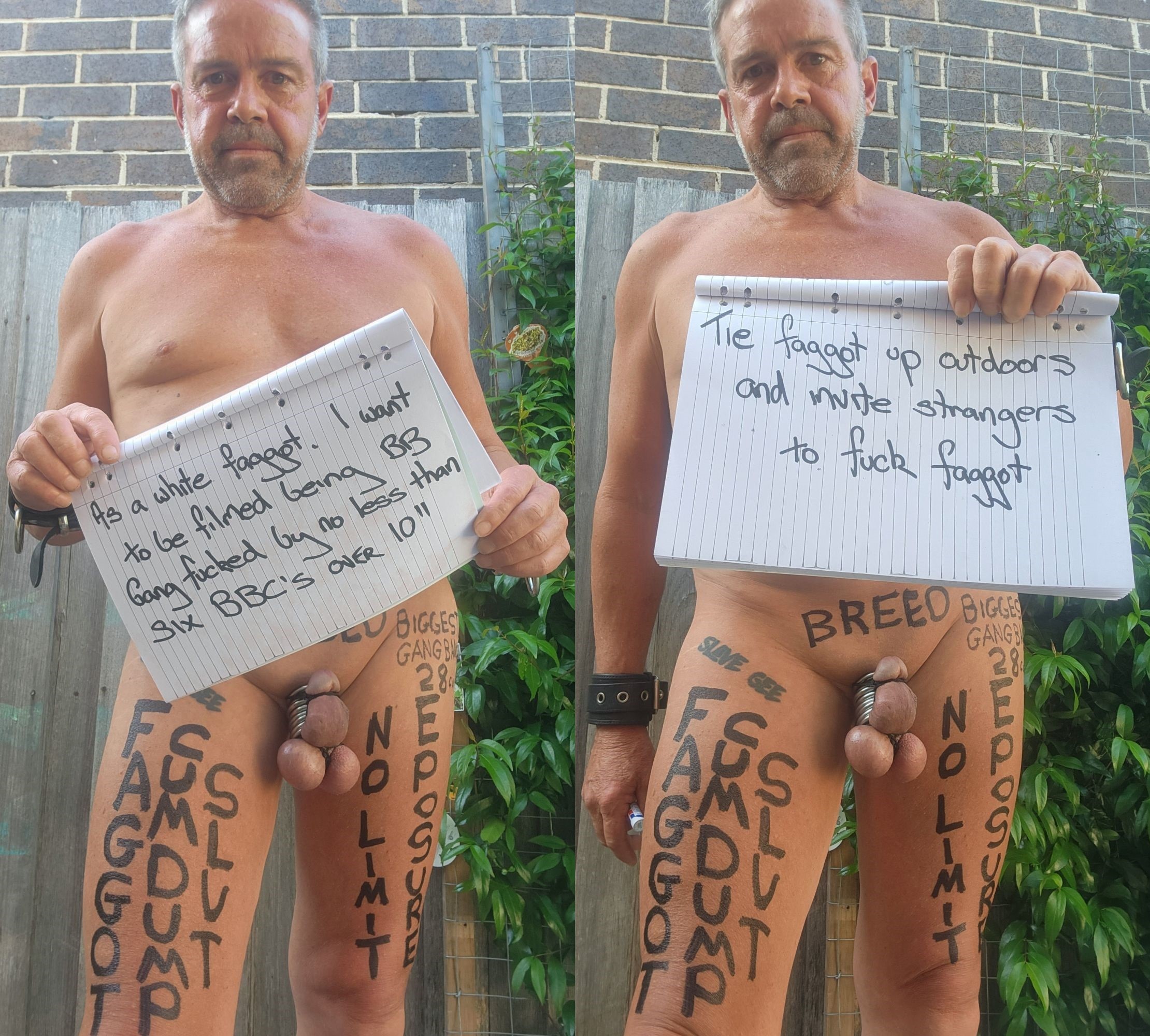 www.exposedfaggots.com    slave gee melbourne full exposure (14)